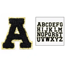 A-Z 4件組杯子配件組（適用於所有 30-40oz 杯子）－配件組包含：1個吸管防塵蓋、1個字母吊飾、1個亮面矽膠杯底保護套、1個杯子字母貼紙 - 黑色套裝 - 查看 4