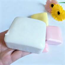 1个慢回弹粘性吐司盒蛋糕面包揉捏慢回弹减压玩具