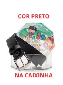 Children's Belt Strap In The Box Youth Male Social Offer - 黑色 - 查看 2