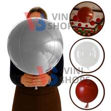 Bubble 18 Inch Kit (10 + 10 Balloons) 18 Inch Latex Party Decoration - Silver - View 1