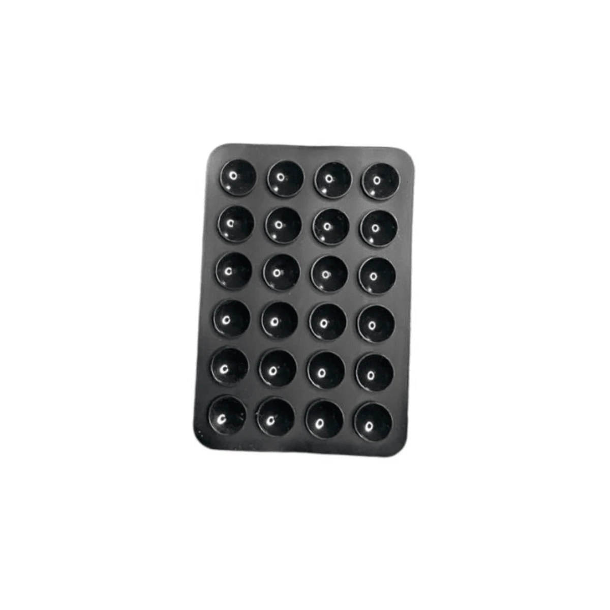 Silicone Suction Cup Holder For Cell Phones – Attaches To Mirrors And Smooth Surfaces - Preto±1pç - View 1