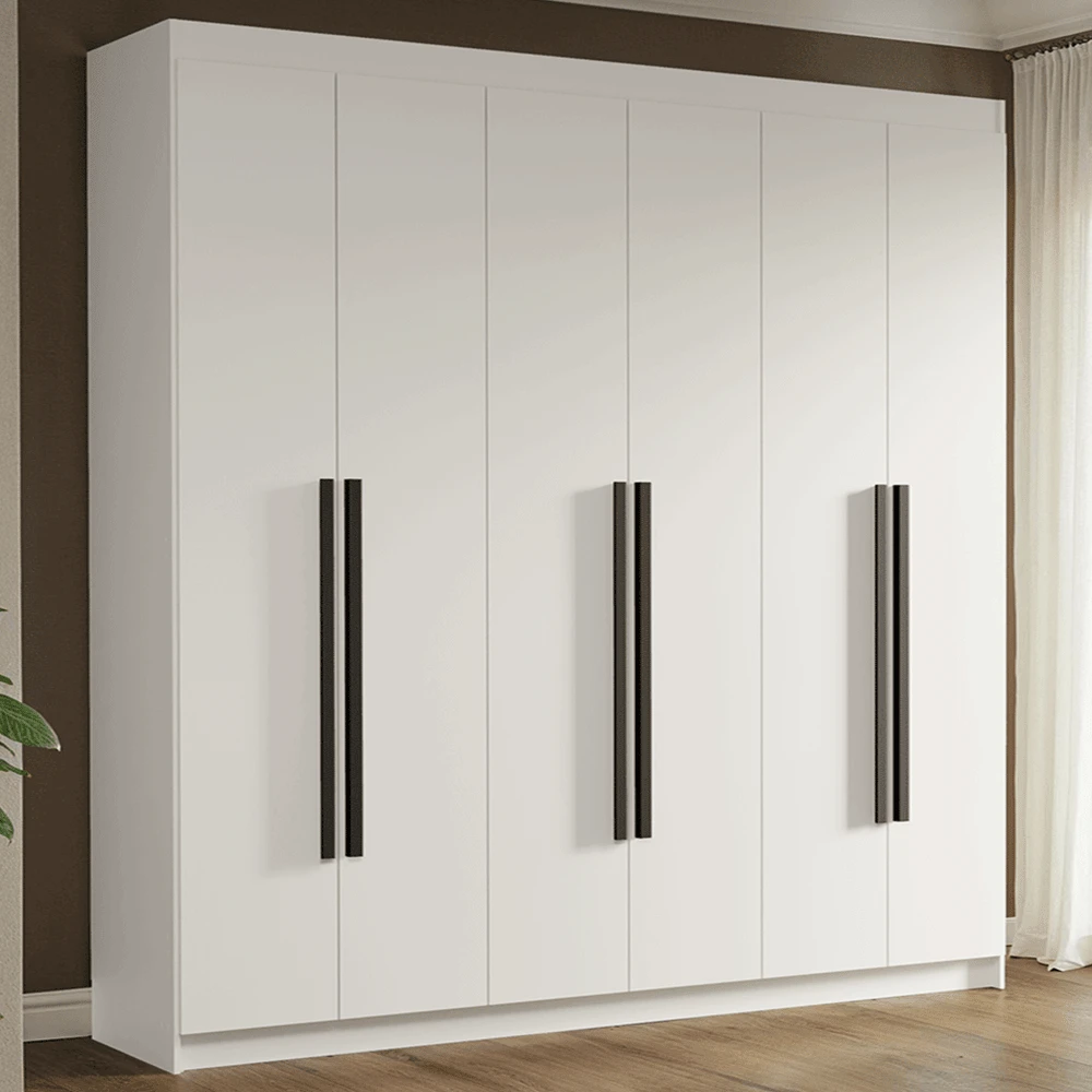 Ropero Closet Madesa Venus 6 Puertas 180cm Color Blanco 2 - Multicolor - Ver 1