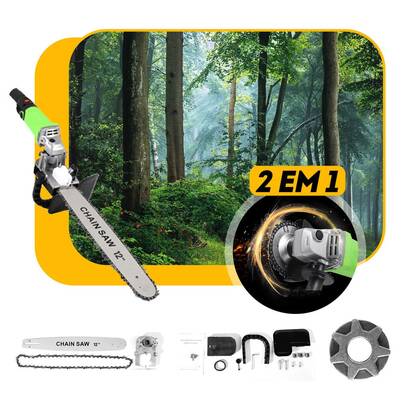 Adaptador Universal 12" para Esmerilhadeira, Motosserra, Eletrosserra e Lixadeira