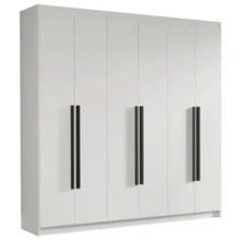 Ropero Closet Madesa Venus 6 Puertas 180cm Color Blanco 2 - Multicolor - Ver 2