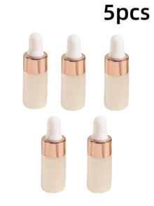 3ML Rose Gold Glass Dropper Bottles Mini Sample Dropper Bottles With Glass Eye Dropper For Essential Oils Sample Traveling
