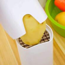 Cortador De Batata Frita Palito Fatiador Rápido Manual Facil - Multicolorido - Visão 3