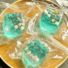 2025新款 - 麦芽纹理星岛魔方，3D卡通挤压玩具，青少年减压工具，柔软弹性减压器，高品质理疗，生日/节日礼物 - 彩色 - 查看 2