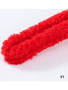 1根18毫米超长毛绒工艺棒，珊瑚色毛绒DIY花束，适合制作手工狗狗礼物，多色蓬松枝条，圣诞节和生日礼物，动物工艺品制作，浓密毛绒工艺纱线，多色手工礼物 - 長度1M - 查看 10