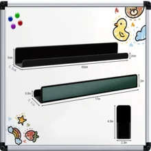 Magnetic Bookshelves, Reusable Magnetic Bookshelves And Pen Holders, Suitable For Use In Classrooms, Offices, Refrigerators, Storage Of School Supplies, Etc. - Multicolor - View 4