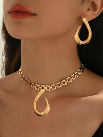 2件套 新款创意不对称时尚休闲派对独特欧美风套装，秋冬季