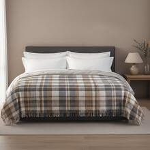 Ultra Soft 100% Acrylic Knit Blanket – Lightweight, Warm & Cozy & Made In Turkey - Mocha Brown - View 6