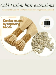 女士尖头接发，真人发，95克，18-26英寸自然黑色直发，适合所有种族和发型的女性