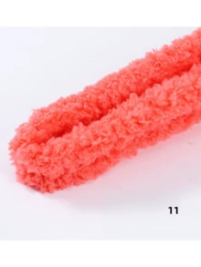 1根18毫米超长毛绒工艺棒，珊瑚色毛绒DIY花束，适合制作手工狗狗礼物，多色蓬松枝条，圣诞节和生日礼物，动物工艺品制作，浓密毛绒工艺纱线，多色手工礼物 - 長度1M - 查看 25