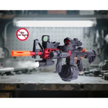 Pistola De Hidrogel M416 Lanzador Electrica Con Bolas Láser (Negro Rojo M416, Balas De Agua Sin) - Rojo - Ver 1