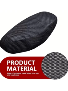 1件摩托车座套，3D网状保护垫，防滑垫，网格防滑垫，网状座套 - 彩色 - 查看 9