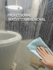 1pc Reusable Magical Cleaning Cloth, Effectively Cleans Kitchen, Mirrors, Glass, Dishes, Screens And Car Windows, Convenient For Long-Term Cleaning, Essential Cleaning Supplies And Tools, Random Color. - Multicolor - View 5