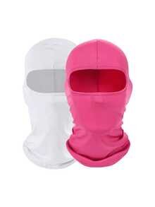 2pcs Unisex Balaclava Ski Mask, Windproof Face Cover For Cycling, Skiing, Outdoor Activities, Daily Use - Style D - View 14