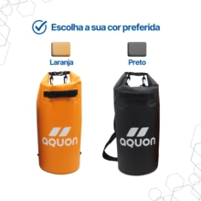 Mochila Estanque 20L – Dry Roller Bag Impermeável com Fechamento Roll-Top - Laranja - Visão 7