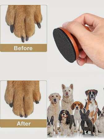 1pc Wooden Detachable Nail File For Dog, Dog Stuff ,Scratch Circular For Dog Stress Free Nail File