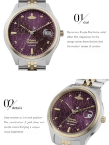 Vivienne Westwood Camberwell Watch, Suitable As A Valentine's Day Gift - Silver - View 7