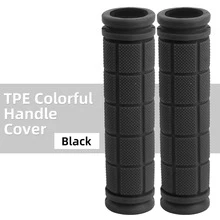 Universal Bicycle Handlebar Grips, Soft Rubber Anti-Slip Colorful Handle Covers For Fixed Gear/Mountain Bikes - Multicolor - View 14