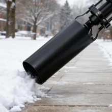 吹叶机增压器 - 吹叶机附件，适用于 2-4 英寸高风量喷嘴延长杆 - 涡轮动力增压器，快速清理庭院 - 适用于汽油和电动吹叶机