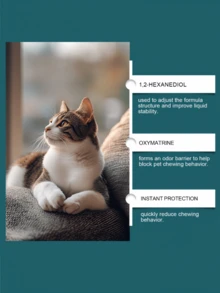 猫咪驱避喷雾，防止猫咪爬上床和家具，宠物喷雾 - 彩色 - 查看 6