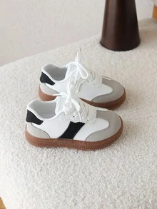 1双儿童运动鞋，新款春秋季女童休闲鞋，运动鞋，男童训练鞋 - 白色 - 查看 6