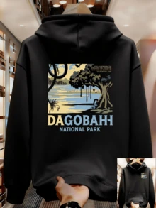 Sudaderas de cuello redondo para parejas - Negro - Ver 1