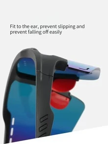 1pc New Type Outdoor Cycling, Running And Skiing Sports Goggles, Adult Windproof And Snow-Proof Goggles, Cold Protection Goggles, Skiing And Mountain Climbing Goggles, Men's And Women's Universal Motorcycle Riding Windproof And Glare-Reducing Goggles, Outdoor Sports Snow Goggles - Multicolor - View 2