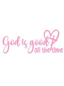 Automotive Decals "God Is Good All The Time" Vinyl Car Decal - Christian Faith-Based Bible Verse Sticker For Vehicles, Inspirational Religious Auto Window Cling, Elegant Script Design With Heart Symbol, Perfect For Showcasing Faith - one-size - View 11