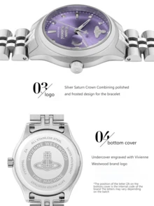 Vivienne Westwood 小巧的坎伯韦尔手表，适合作为情人节礼物 - 銀色 - 查看 6