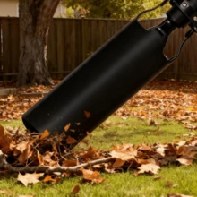 吹叶机增压器 - 吹叶机附件，适用于 2-4 英寸高风量喷嘴延长杆 - 涡轮动力增压器，快速清理庭院 - 适用于汽油和电动吹叶机