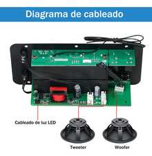 Amplifier Board With Bluetooth Module And Display, Amplifier Motherboard For Home Karaoke, Subwoofer, Dual Microphones, Compact And Powerful, 180W Class D Car Amplifier. - Xem 4