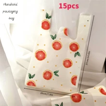 100个礼品包装袋，配饰礼品袋，橙子图案手提袋，家居收纳袋，DIY工艺礼品袋，适合情人节、女士小礼品袋、派对和节日、生日、婚礼、礼品包装袋。 - 彩色 - 查看 9