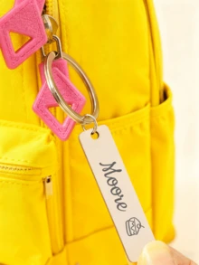 LICVIC Personalized Eyes Photo And Text Keychain, Custom Keychain, Customized Picture Stainless Steel Keychains, Customizable Keychains For Women, Keychain Charms, Anniversary, Personalized Keychain, Birthday Gifts, Bag Charm, Key Chain, Matching Keychains For Couples, Father, Casual, Unisex, Mother, Couples - Style a - View 5