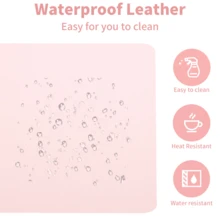 可爱蓝牙键盘+蝴蝶结平板电脑保护套+鼠标+鼠标垫，便携式无线键盘（150mAh）鼠标套装，兼容三星平板电脑、苹果iPad、安卓13+智能手机、智能手机、Windows系统（粉色） - 粉色 - 查看 8