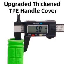 Universal Bicycle Handlebar Grips, Soft Rubber Anti-Slip Colorful Handle Covers For Fixed Gear/Mountain Bikes - Multicolor - View 3