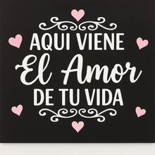 Letrero de boda Recuerdos Bienvenidos 30x28cm Tablón De Madera - Negro - Ver 5