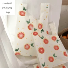 100个礼品包装袋，配饰礼品袋，橙子图案手提袋，家居收纳袋，DIY工艺礼品袋，适合情人节、女士小礼品袋、派对和节日、生日、婚礼、礼品包装袋。 - 彩色 - 查看 7