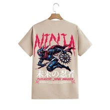 Basic Casual Shirt, Urban Style, Summer Fashion, New Arrival - 米色 - 查看 1