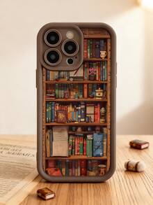 1个彩色彩绘书艺术设计手机壳，兼容 17/17 Pro/17 Pro Max/16/11/13/15/15 Plus/15 Pro/15 Pro Max/12/14 Pro Max/11 Pro Max/12 Pro/12 Pro Max/13 Pro/13 Pro Max/14 Pro/14 Plus，Galaxy A56 5G/A06/A05/A05S/S25/S24/S23/S22，防震保护套 - 棕色 - 查看 8