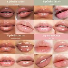 2pcs Lip Butter Balm - Conditioning Lip Mask And Lip Balm For Instant Moisture, Shine And Hydration - Sheer-Tinted, Soothing Lip Care - 彩色 - 查看 7