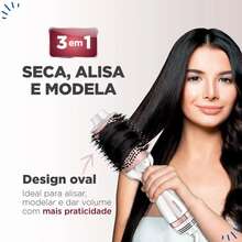 Mondial ES-50 Oval Hair Dryer Brush, 1300W, Dual Voltage - View 7