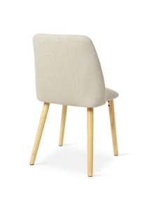 Goeurvant Silla de Comedor Ergonómica Moderna con Respaldo Curvo - Juego de 2 piezas / 4 piezas / 6 piezas - Beis - Ver 8