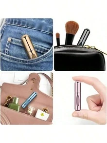 1pc Portable Mini Perfume Atomizer Spray Bottle Set – Refillable Travel Size Fragrance Dispenser For On-The-Go Touch-Ups – Ideal For Carrying Your Favorite Scents In Purses, Pockets, Gym Bags, And During Travel Or Shopping Trips – Leakproof, Easy To Fill, And Perfect For Parties & Everyday Use Back To School Perfume Bottle - 隨機顏色 - 查看 6