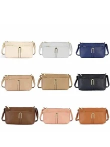 Elegant Crossbody Bag: Compact, Spacious, And Stylish - Rust Brown - View 2