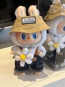 THE MONSTERS Labubu Spring Home Wild Series Plush Keychain, Labubu Fan Pendant Collectible Figure, Home Display Cabinet Decoration Ornament, Backpack Charm Accessory, Birthday, Christmas Gift - Multicolor - View 8