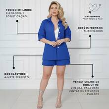 Women Two-Piece Outfits - Blue - View 4