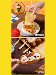 Bộ sưu tập búp bê mini Labubu POP MART THE MONSTERS Crazy Supermarket Series - 12 mô hình thường + 1 mô hình ẩn (bao bì hình lập phương 7.5cm³), đồ chơi sưu tầm chủ đề siêu thị dễ thương, bao gồm sữa, mì cốc, cơm nắm, bánh mì sandwich, v.v. Các mô hình nhân vật thực phẩm đáng yêu, có thể trưng bày trên kệ/bàn làm việc, lý tưởng cho sinh nhật, ngày lễ, kỷ niệm, Giáng sinh, Ngày Valentine, quà tặng bất ngờ cho bạn bè, quà tặng tiệc tùng và người hâm mộ anime. - Nhiều màu - Xem 10